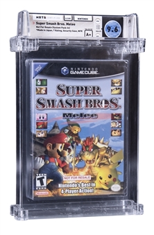 2001 GameCube Nintendo (USA) "Super Smash Bros. Melee" Sealed Video Game - WATA 9.6/A+